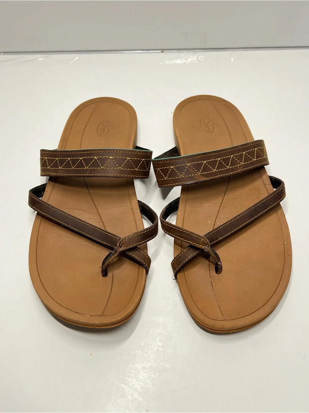 CHACO Women’s Size 8 Slip On Flat Brown Sandal - Picture 2 of 9